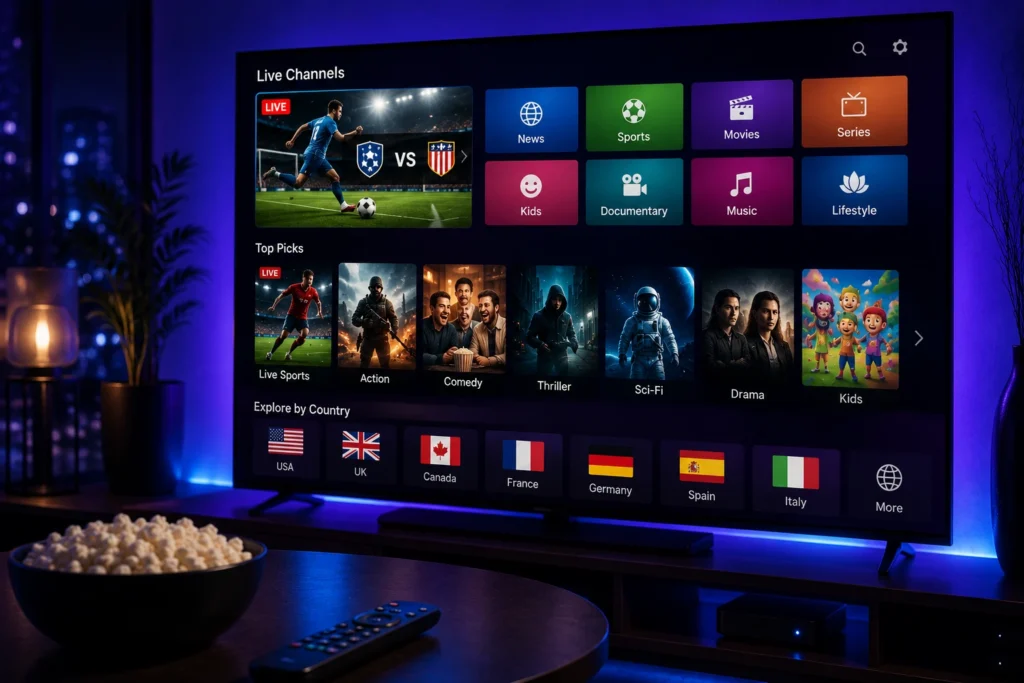 IPTV for Panasonic Smart TV
